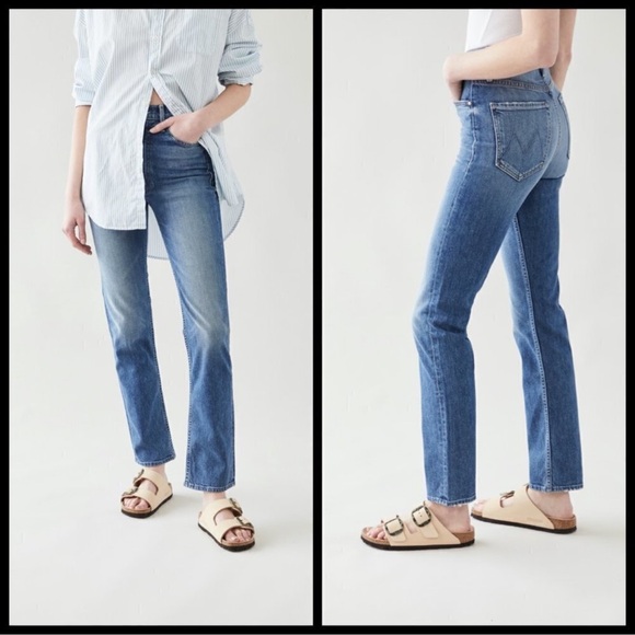 MOTHER SUPERIOR High Waisted Skimp Jeans in Blue - Picture 3 of 13